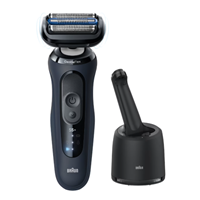 BRAUN ブラウン 53-B70000cc シリーズ5+ 充電式シェーバー ブルー 送料無料 (沖縄県・離島を除く)